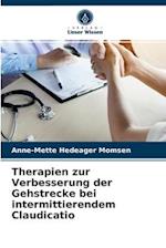 Therapien zur Verbesserung der Gehstrecke bei intermittierendem Claudicatio