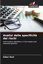 Analisi delle specificità dei rischi