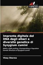 Impronta digitale del DNA degli alberi e diversità genetica di Syzygium cumini