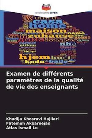 Examen de différents paramètres de la qualité de vie des enseignants