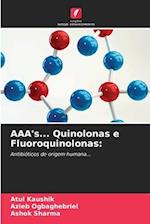 AAA's... Quinolonas e Fluoroquinolonas: