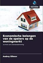 Economische belangen van de spelers op de woningmarkt