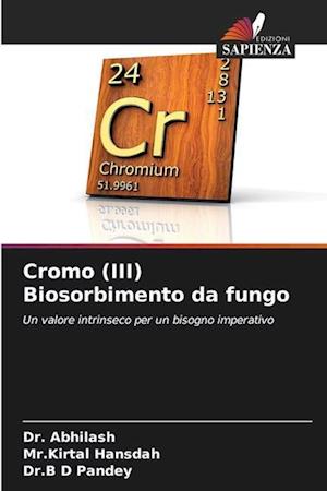 Cromo (III) Biosorbimento da fungo