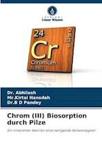 Chrom (III) Biosorption durch Pilze