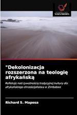 "Dekolonizacja rozszerzona na teologie afrykanska