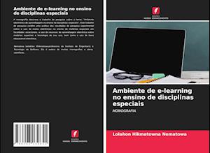 Ambiente de e-learning no ensino de disciplinas especiais