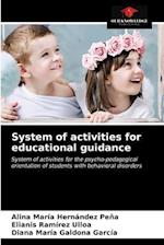 System of activities for educational guidance