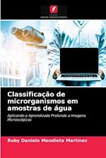 Classificação de microrganismos em amostras de água