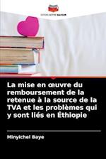 La mise en oeuvre du remboursement de la retenue à la source de la TVA et les problèmes qui y sont liés en Éthiopie