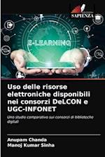 Uso delle risorse elettroniche disponibili nei consorzi DeLCON e UGC-INFONET