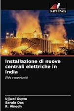 Installazione di nuove centrali elettriche in India