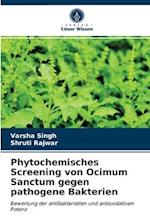 Phytochemisches Screening von Ocimum Sanctum gegen pathogene Bakterien