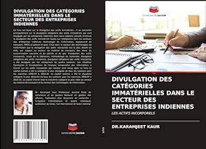 Divulgation Des Catégories Immatérielles Dans Le Secteur Des Entreprises Indiennes