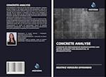 CONCRETE ANALYSE