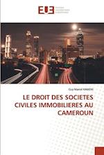LE DROIT DES SOCIETES CIVILES IMMOBILIERES AU CAMEROUN