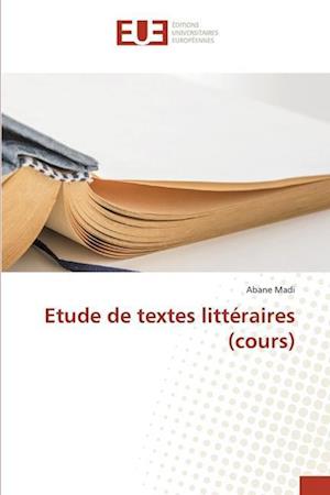 Etude de textes littéraires (cours)