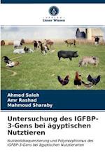 Untersuchung des IGFBP-3-Gens bei ägyptischen Nutztieren