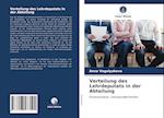 Verteilung des Lehrdeputats in der Abteilung