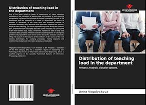 Distribution of teaching load in the department