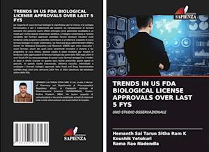 TRENDS IN US FDA BIOLOGICAL LICENSE APPROVALS OVER LAST 5 FYS