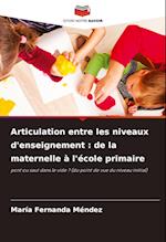 Articulation entre les niveaux d'enseignement : de la maternelle à l'école primaire