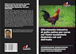 Allevamento intensivo di pollo nativo per carne nel Tamil occidentale Naduinte nel sud dell'India