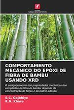 COMPORTAMENTO MECÂNICO DO EPÓXI DE FIBRA DE BAMBU USANDO XRD