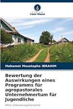 Bewertung der Auswirkungen eines Programms für agropastorales Unternehmertum für Jugendliche