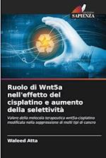 Ruolo di Wnt5a nell'effetto del cisplatino e aumento della selettività