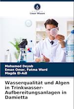 Wasserqualität und Algen in Trinkwasser-Aufbereitungsanlagen in Damietta