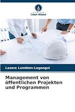 Management von öffentlichen Projekten und Programmen