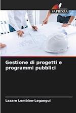 Gestione di progetti e programmi pubblici