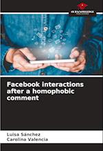 Facebook interactions after a homophobic comment