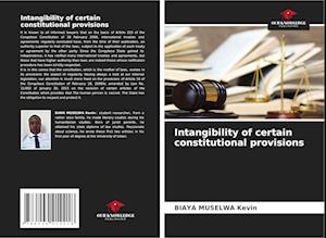 Intangibility of certain constitutional provisions