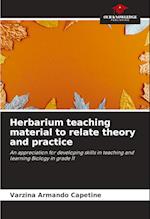 Herbarium teaching material to relate theory and practice