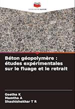 Béton géopolymère : études expérimentales sur le fluage et le retrait