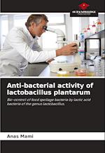 Anti-bacterial activity of lactobacillus plantarum