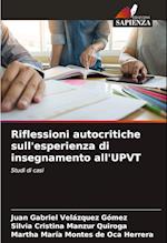 Riflessioni autocritiche sull'esperienza di insegnamento all'UPVT