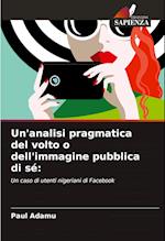 Un'analisi pragmatica del volto o dell'immagine pubblica di sé: