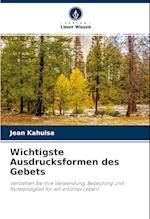 Wichtigste Ausdrucksformen des Gebets