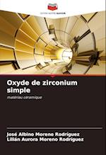 Oxyde de zirconium simple