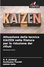 Attuazione della tecnica KAIZEN nella filatura per la riduzione dei rifiuti