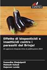 Effetto di biopesticidi e insetticidi contro i parassiti del Brinjal