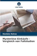 Mystery Shopping - Vergleich von Fallstudien