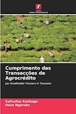 Cumprimento das Transacções de Agrocrédito