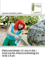 Philosophie et nature : discours philosophiques sur l¿eau