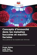 Concepts d'immunité dans les maladies buccales et maxillo-faciales