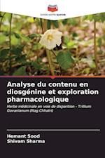Analyse du contenu en diosgénine et exploration pharmacologique