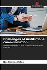 Challenges of institutional communication