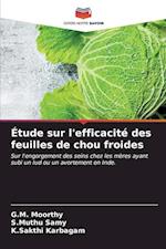 Étude sur l'efficacité des feuilles de chou froides